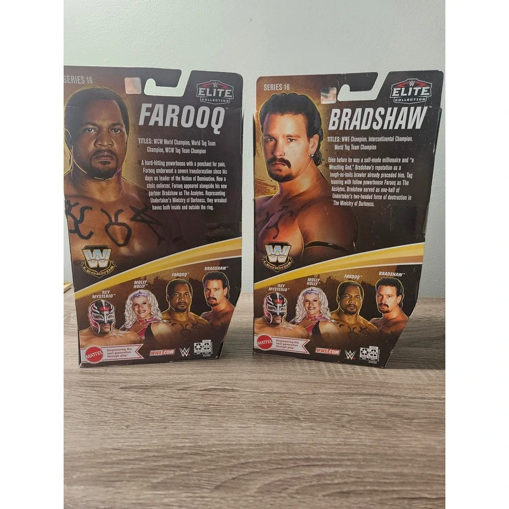 Mattel WWE Legends Series 16 Farooq Bradshaw Elite The Acolytes Figure Set NEW